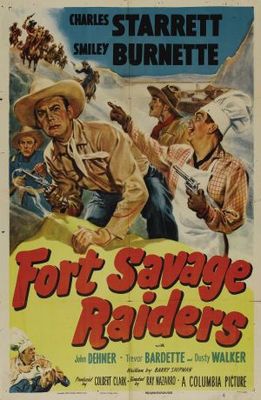 Fort Savage Raiders movie poster (1951) mouse pad