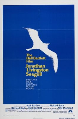 Jonathan Livingston Seagull movie poster (1973) wooden framed poster