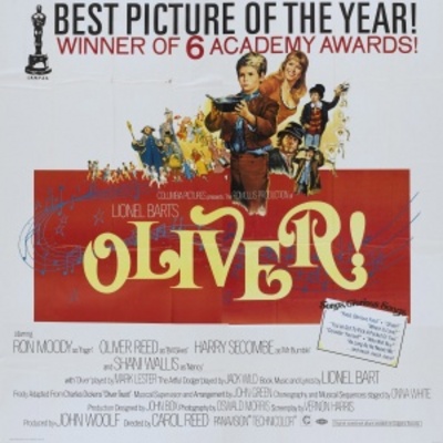 Oliver! movie poster (1968) metal framed poster