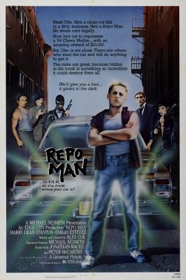 Repo Man movie poster (1984) pillow