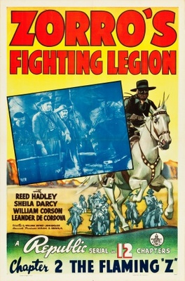 Zorro's Fighting Legion movie poster (1939) poster with hanger