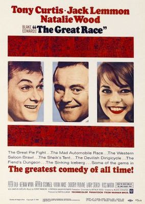 The Great Race movie poster (1965) wood print