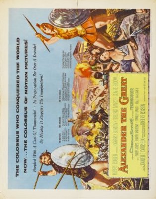 Alexander the Great movie poster (1956) poster with hanger