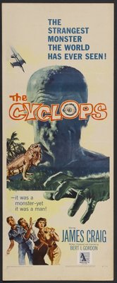 The Cyclops movie poster (1957) pillow