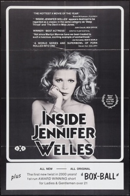 Inside Jennifer Welles movie poster (1977) pillow