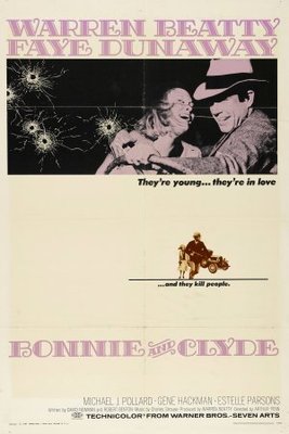 Bonnie and Clyde movie poster (1967) Stickers MOV_7ff418a5