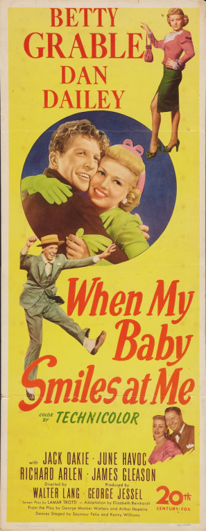 When My Baby Smiles at Me movie poster (1948) t-shirt