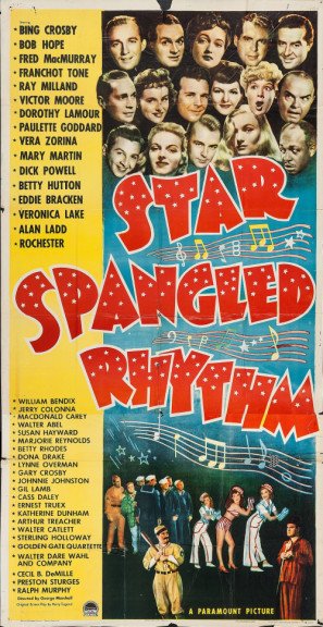 Star Spangled Rhythm movie poster (1942) poster with hanger