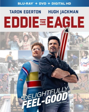 Eddie the Eagle movie poster (2016) wood print