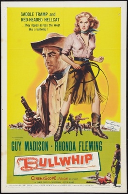 Bullwhip movie poster (1958) poster with hanger