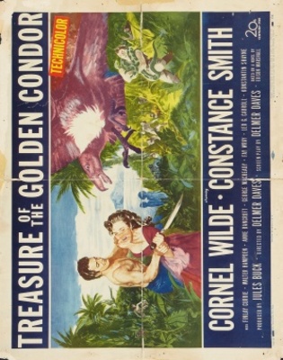 Treasure of the Golden Condor movie poster (1953) mouse pad