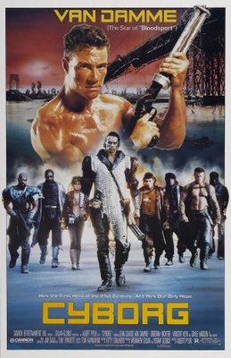 Cyborg movie poster (1989) poster with hanger