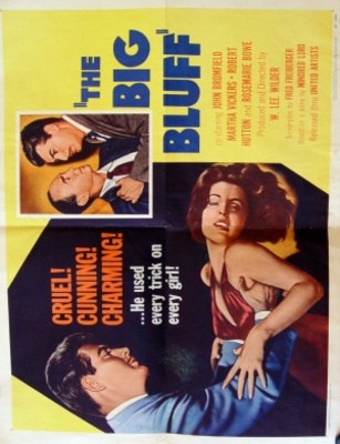 The Big Bluff movie poster (1955) canvas poster