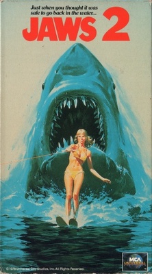 Jaws 2 movie poster (1978) pillow