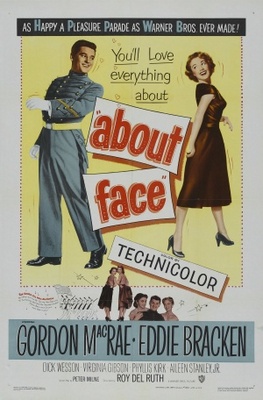 About Face movie poster (1952) Stickers MOV_804bb2c7