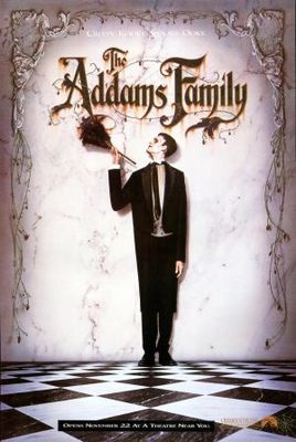 The Addams Family movie poster (1991) poster with hanger