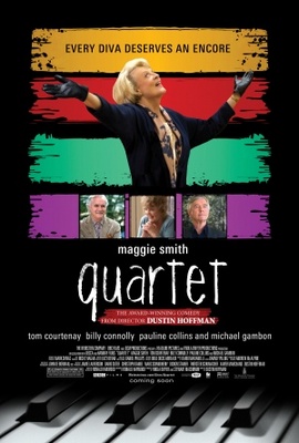 Quartet movie poster (2012) wooden framed poster