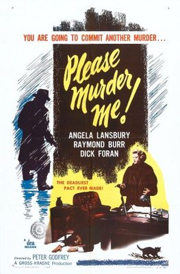 Please Murder Me movie poster (1956) pillow