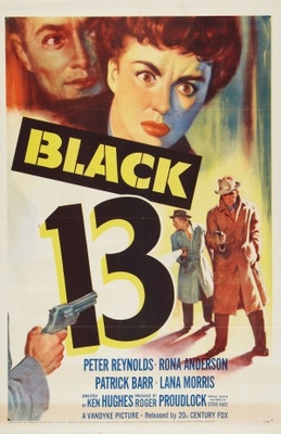 Black 13 movie poster (1953) poster with hanger