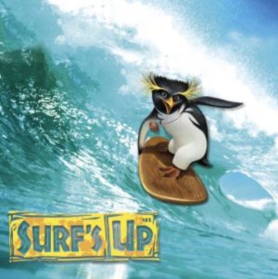 Surf's Up movie poster (2007) wooden framed poster