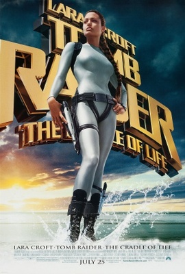 Lara Croft Tomb Raider: The Cradle of Life movie poster (2003) pillow