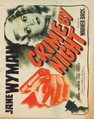 Crime by Night movie poster (1944) poster with hanger