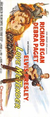 Love Me Tender movie poster (1956) metal framed poster