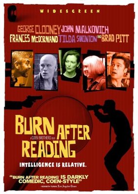 Burn After Reading movie poster (2008) Stickers MOV_80cdd1a9