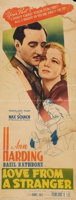 Love from a Stranger movie poster (1937) hoodie