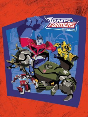 Transformers: Animated movie poster (2008) mouse pad