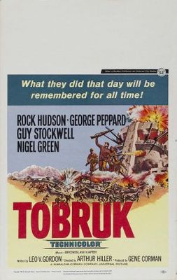 Tobruk movie poster (1967) canvas poster