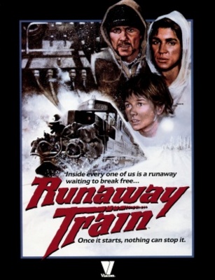 Runaway Train movie poster (1985) wooden framed poster
