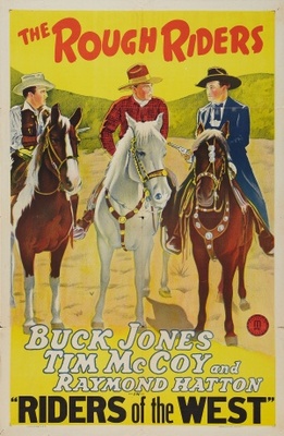 Riders of the West movie poster (1942) poster with hanger
