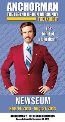 Anchorman: The Legend of Ron Burgundy movie poster (2004) t-shirt