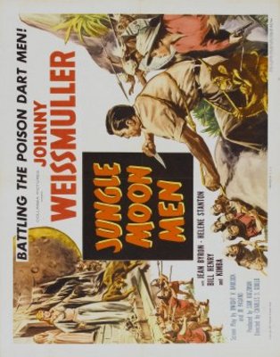 Jungle Moon Men movie poster (1955) metal framed poster