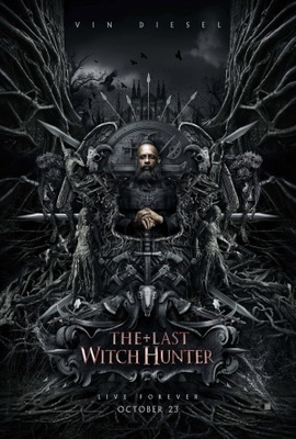 The Last Witch Hunter movie poster (2015) wooden framed poster