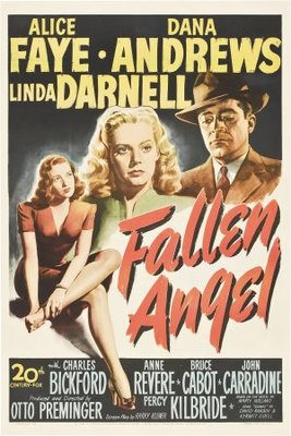 Fallen Angel movie poster (1945) tote bag