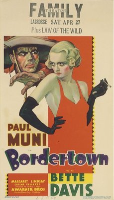 Bordertown movie poster (1935) pillow