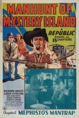 Manhunt of Mystery Island movie poster (1945) mouse pad