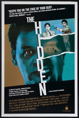 The Hidden movie poster (1987) metal framed poster