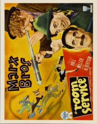Room Service movie poster (1938) wood print