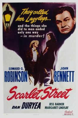 Scarlet Street movie poster (1945) wood print