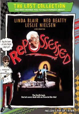 Repossessed movie poster (1990) wood print