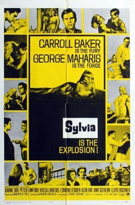 Sylvia movie poster (1965) wooden framed poster