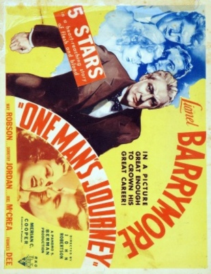 One Man's Journey movie poster (1933) pillow