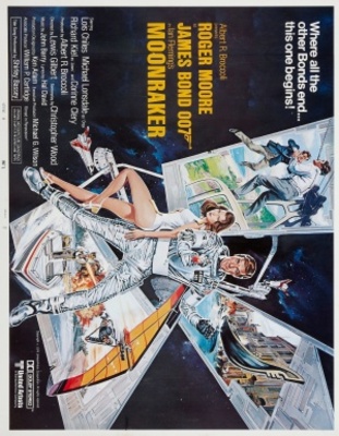 Moonraker movie poster (1979) Stickers MOV_824f2df1