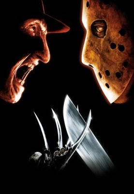 Freddy vs. Jason movie poster (2003) wooden framed poster