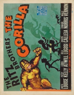 The Gorilla movie poster (1939) wood print