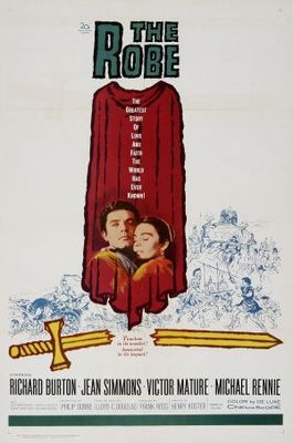 The Robe movie poster (1953) canvas poster