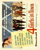 Four Girls in Town movie poster (1957) hoodie #646166
